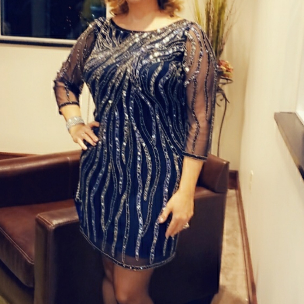 dress dark  blue